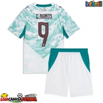 Camisa de Futebol Portugal Goncalo Ramos #9 Equipamento Secundário Infantil Mundo 2026 Manga Curta (+ Calças curtas)